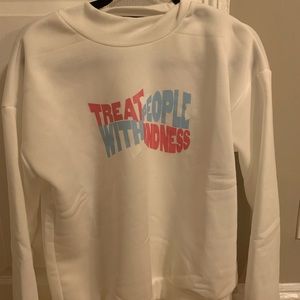 white Harry styles, treat people with kindness